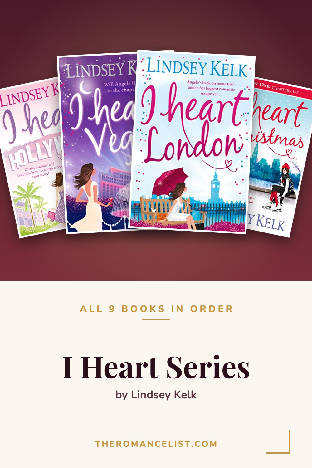 I Heart Series by Lindsey Kelk — books in order