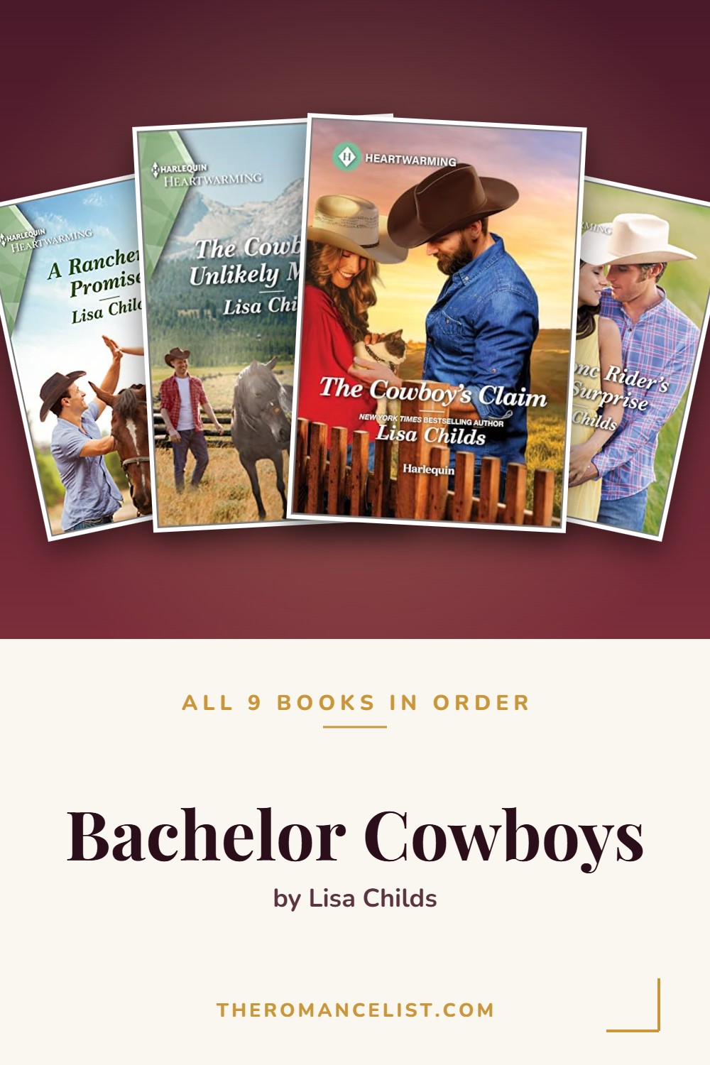 Bachelor Cowboys by Lisa Childs — books in order