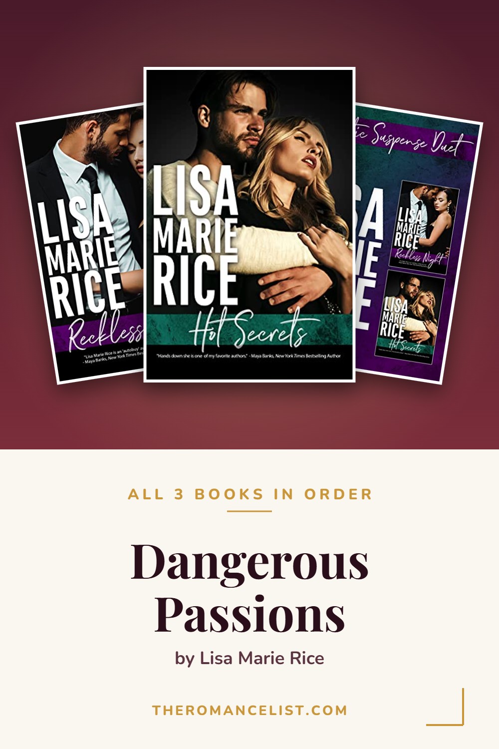 Dangerous Passions by Lisa Marie Rice — books in order