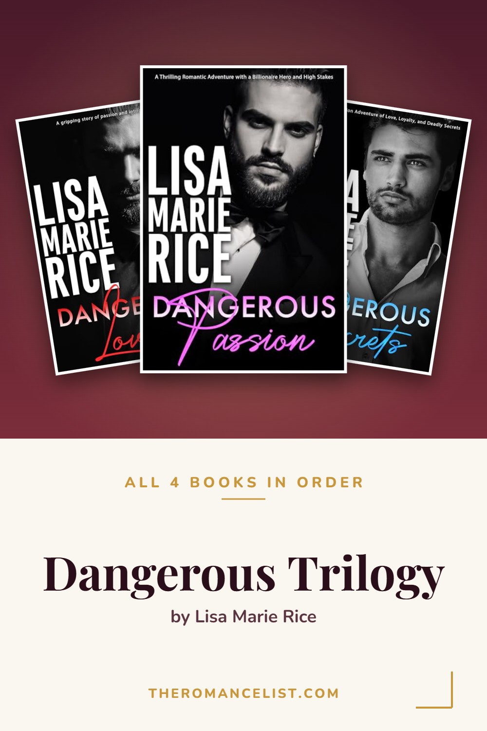 Dangerous Trilogy by Lisa Marie Rice — books in order