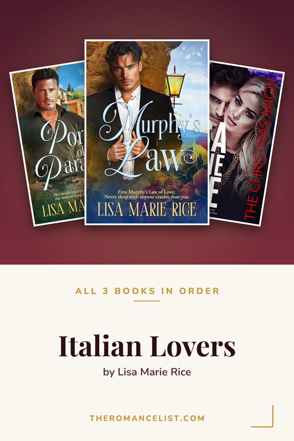 Italian Lovers by Lisa Marie Rice — books in order