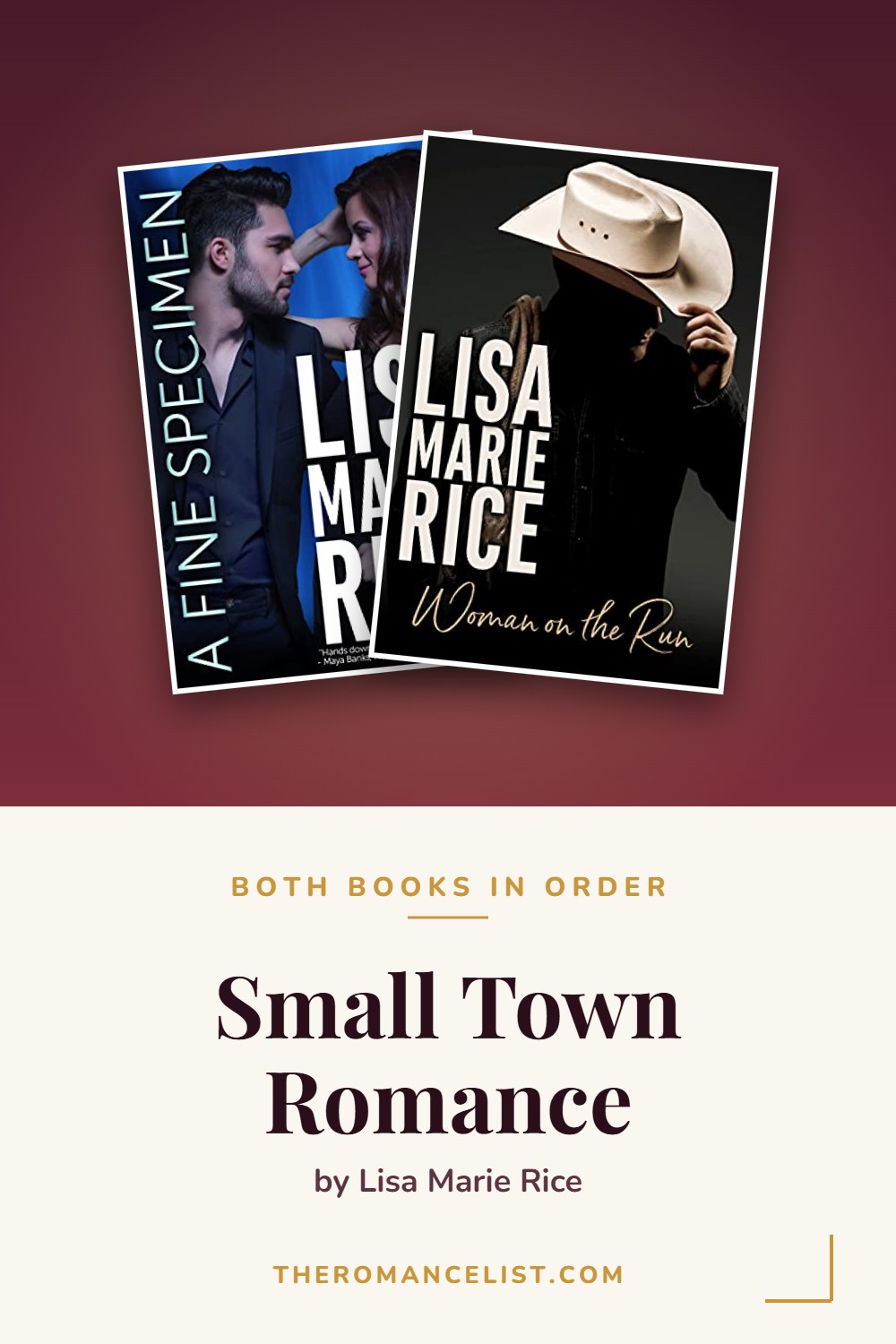 Small Town Romance by Lisa Marie Rice — books in order
