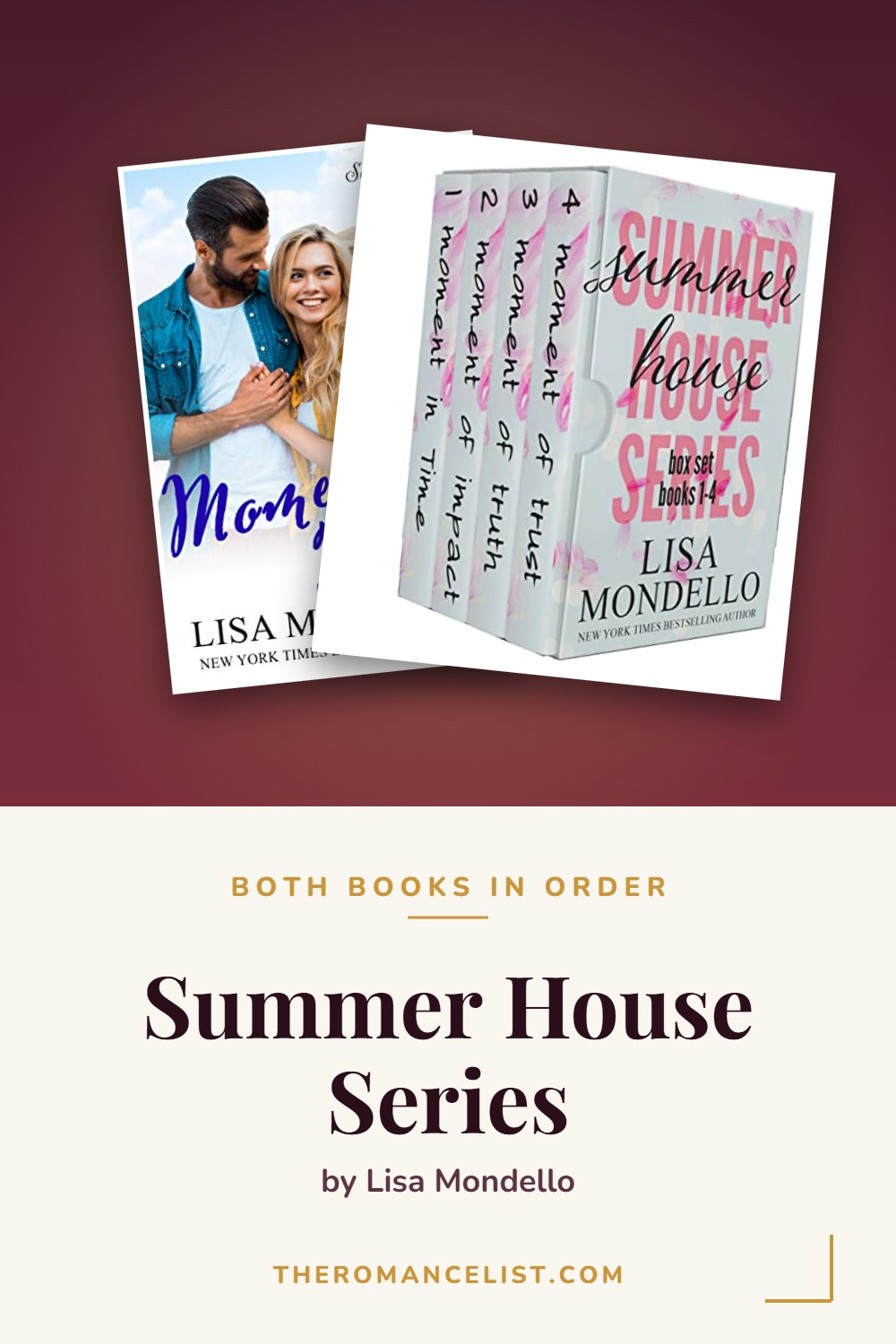 Summer House Series by Lisa Mondello — books in order