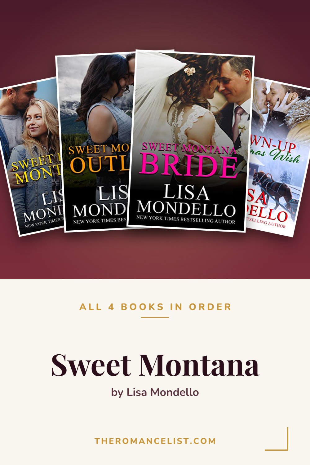 Sweet Montana by Lisa Mondello — books in order