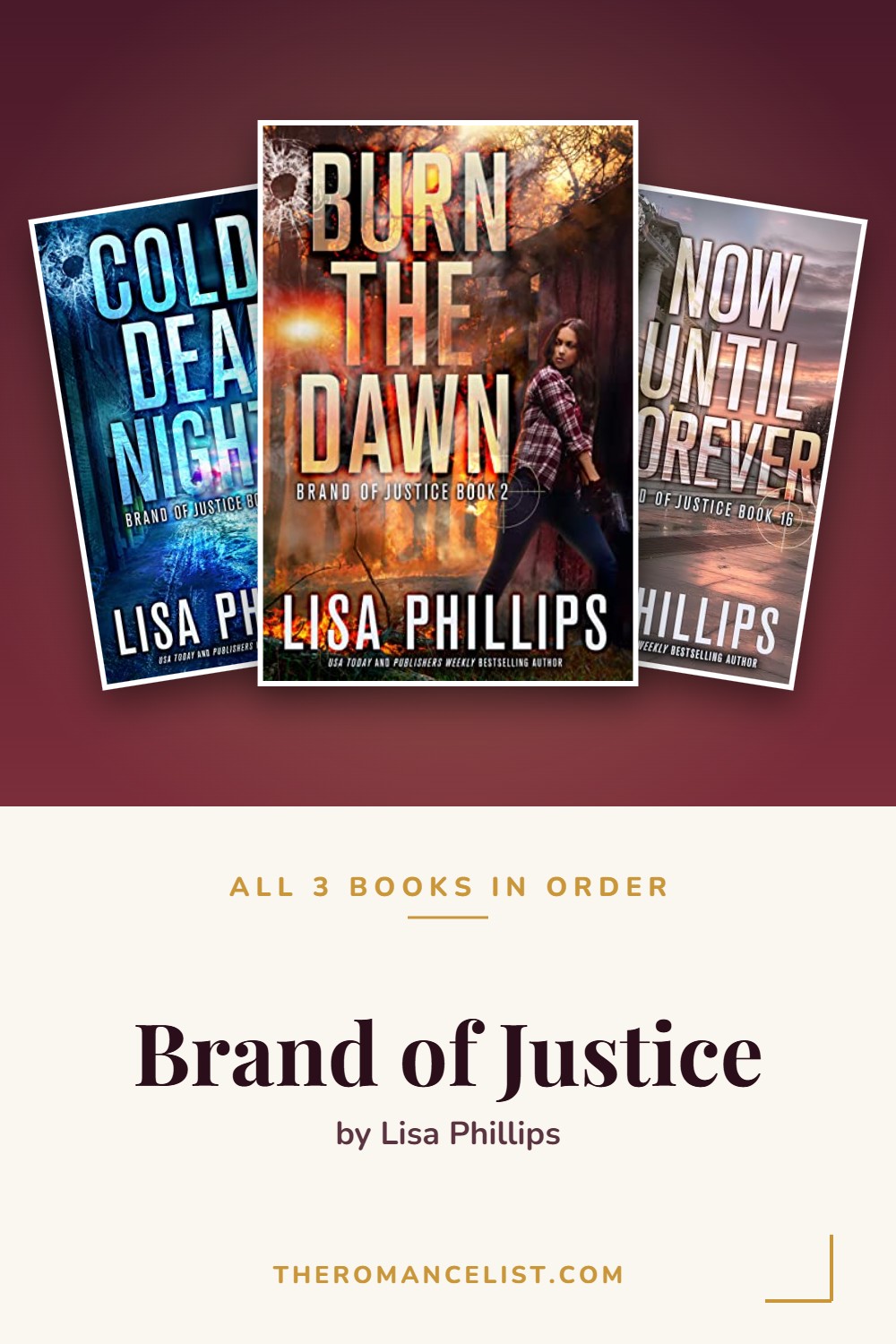 Brand of Justice by Lisa Phillips — books in order