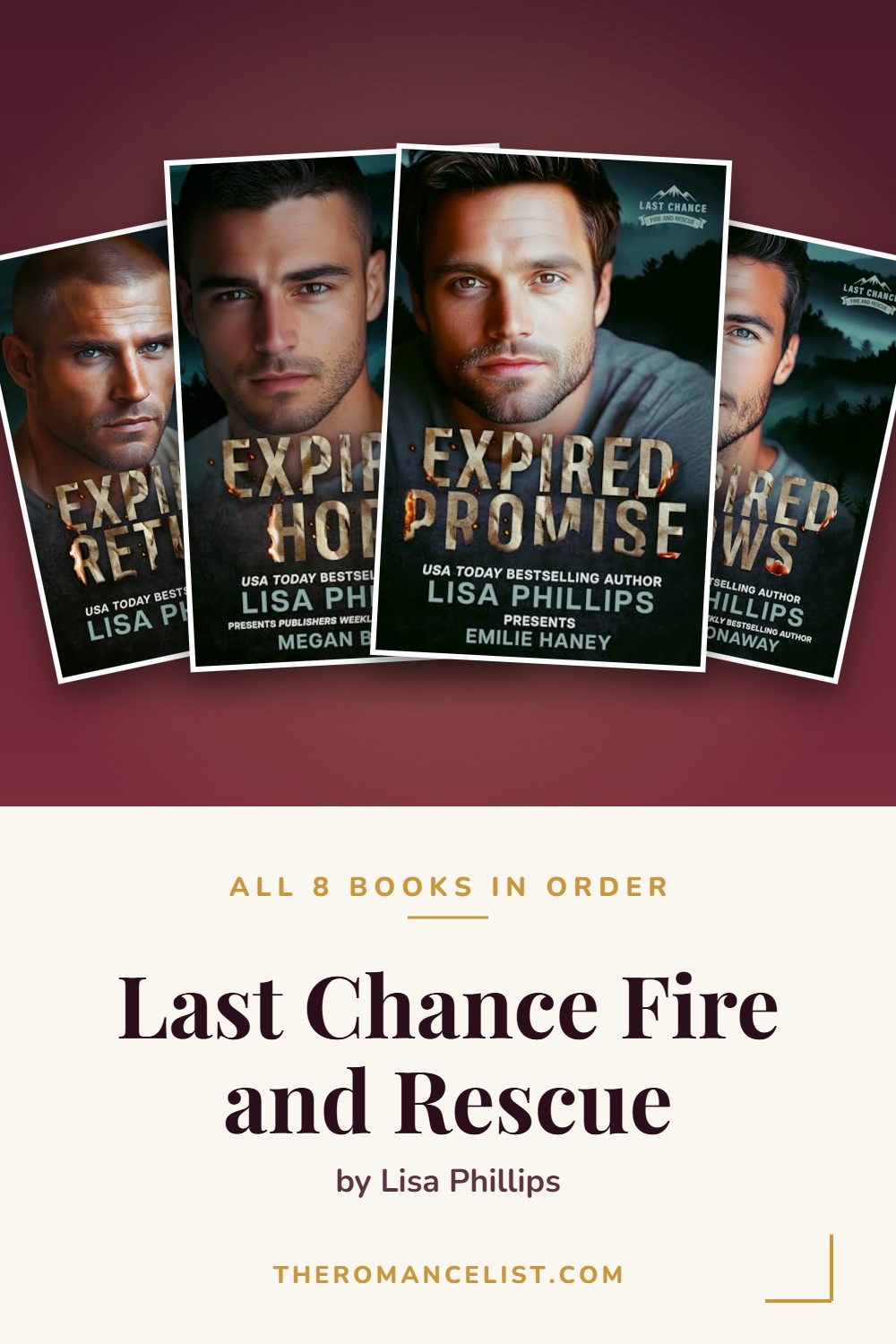 Last Chance Fire and Rescue by Lisa Phillips — books in order