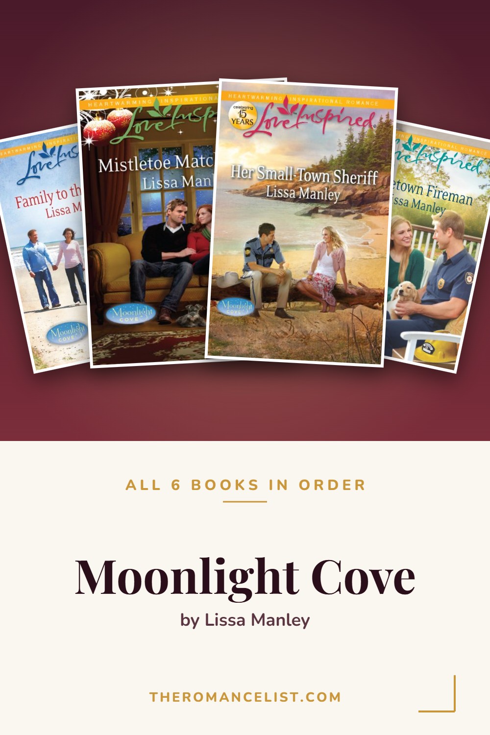 Moonlight Cove by Lissa Manley — books in order