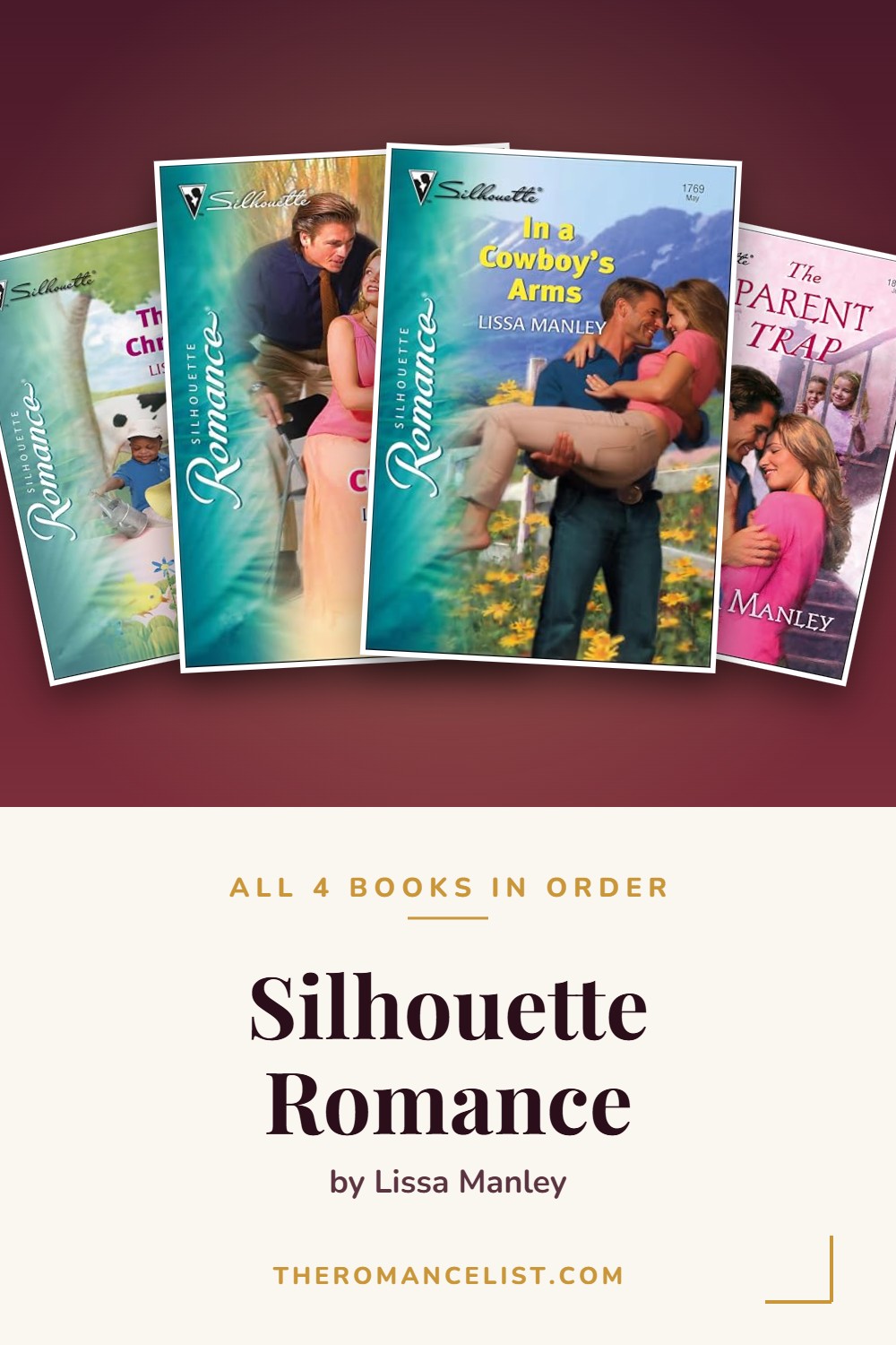 Silhouette Romance by Lissa Manley — books in order