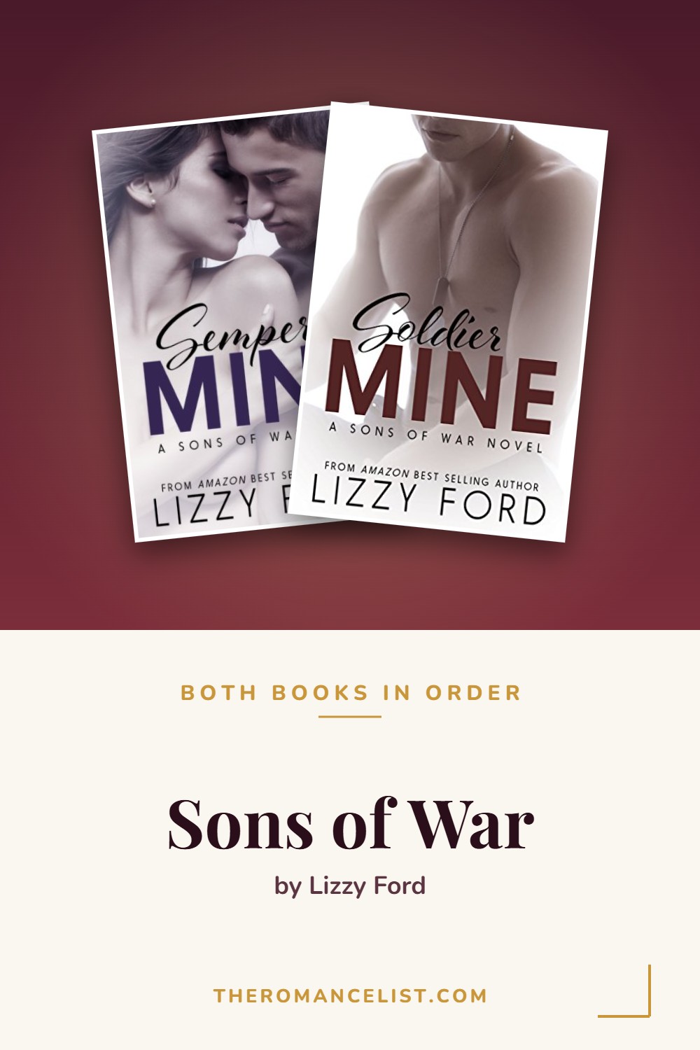 Sons of War by Lizzy Ford — books in order