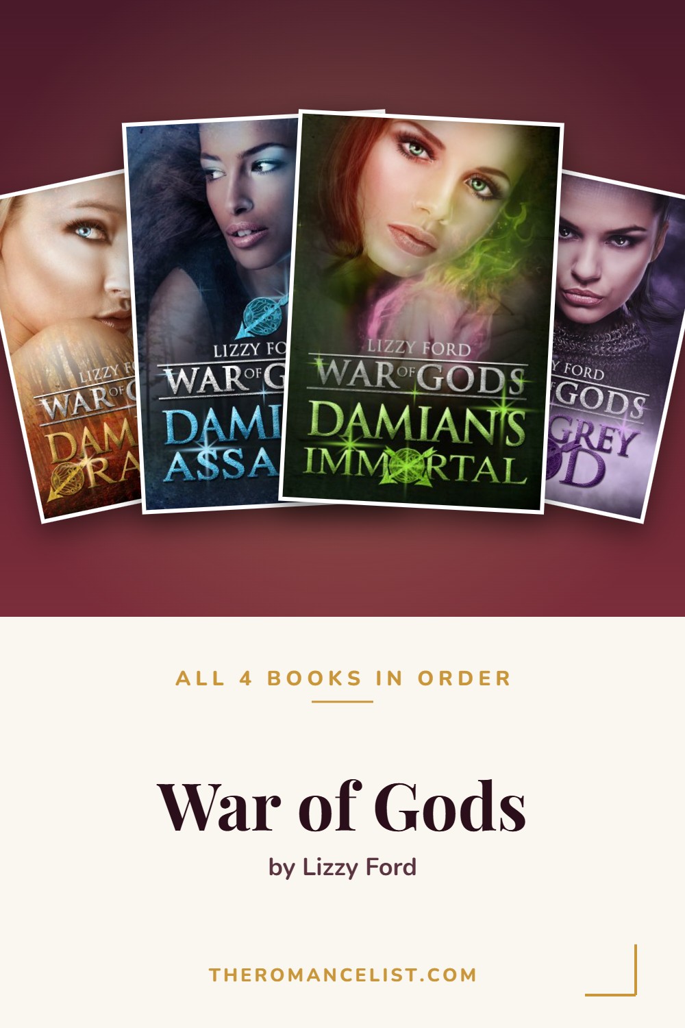 War of Gods by Lizzy Ford — books in order