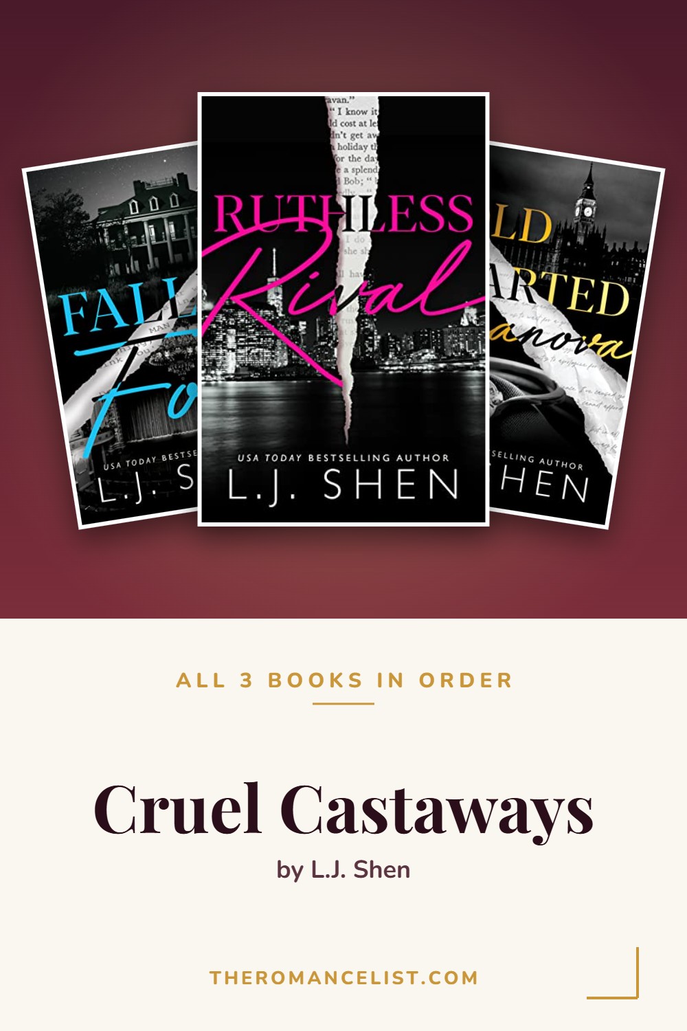Cruel Castaways by L.J. Shen — books in order