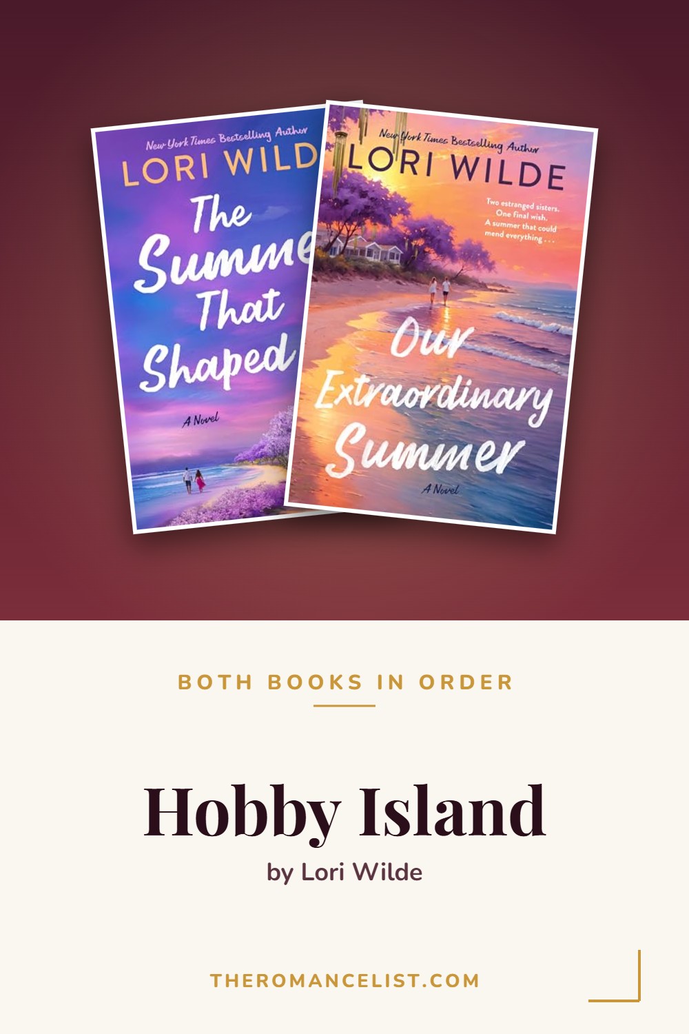 Hobby Island by Lori Wilde — books in order