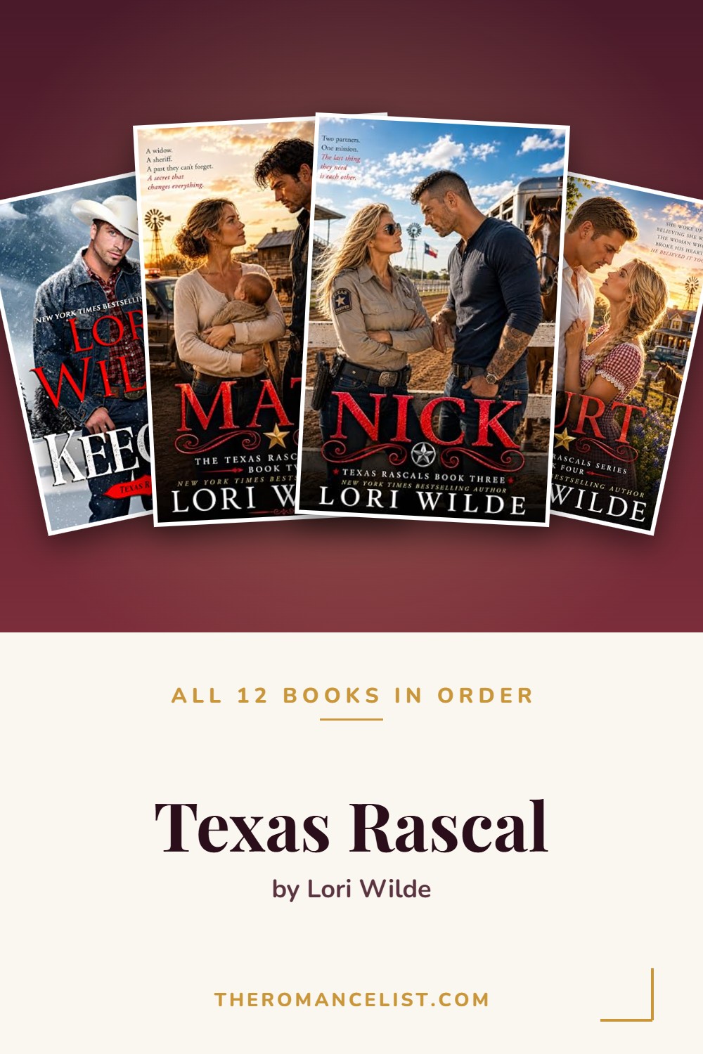 Texas Rascal by Lori Wilde — books in order