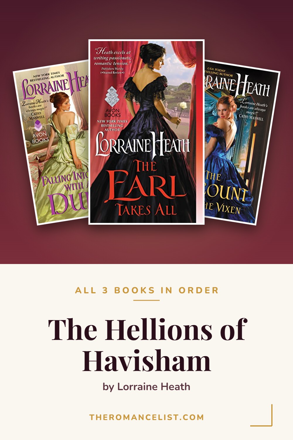 The Hellions of Havisham by Lorraine Heath — books in order