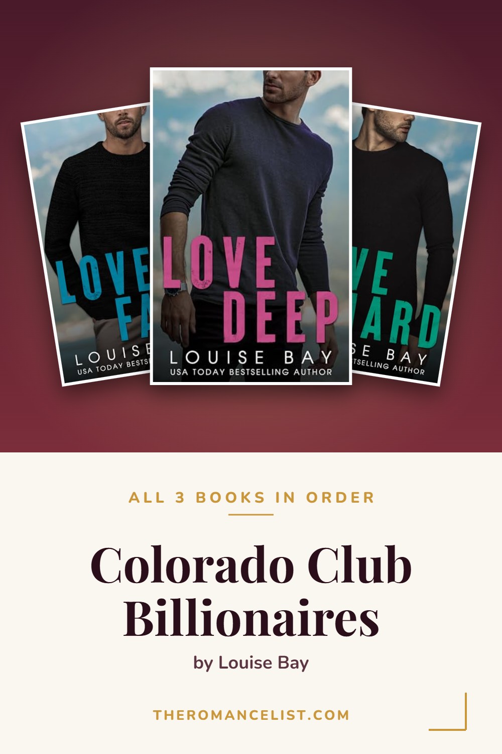 Colorado Club Billionaires by Louise Bay — books in order