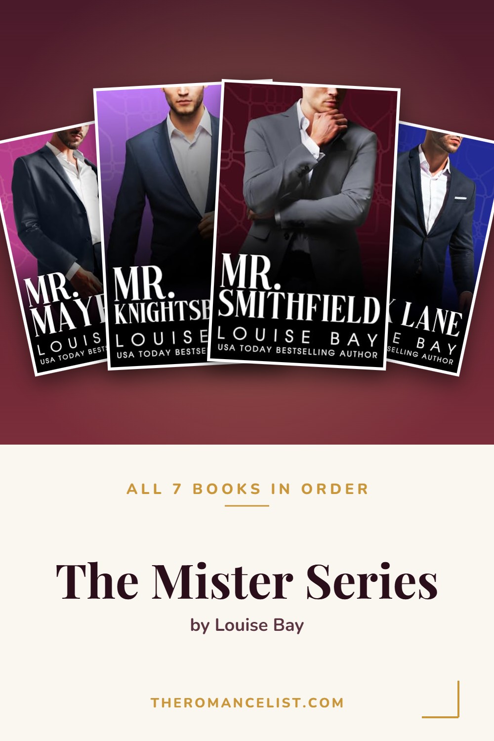 The Mister Series by Louise Bay — books in order