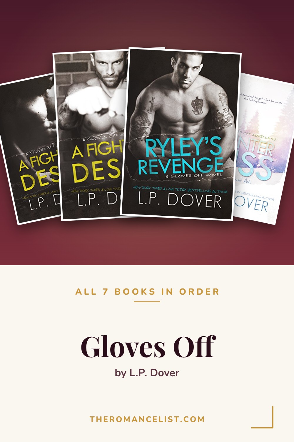 Gloves Off by L.P. Dover — books in order