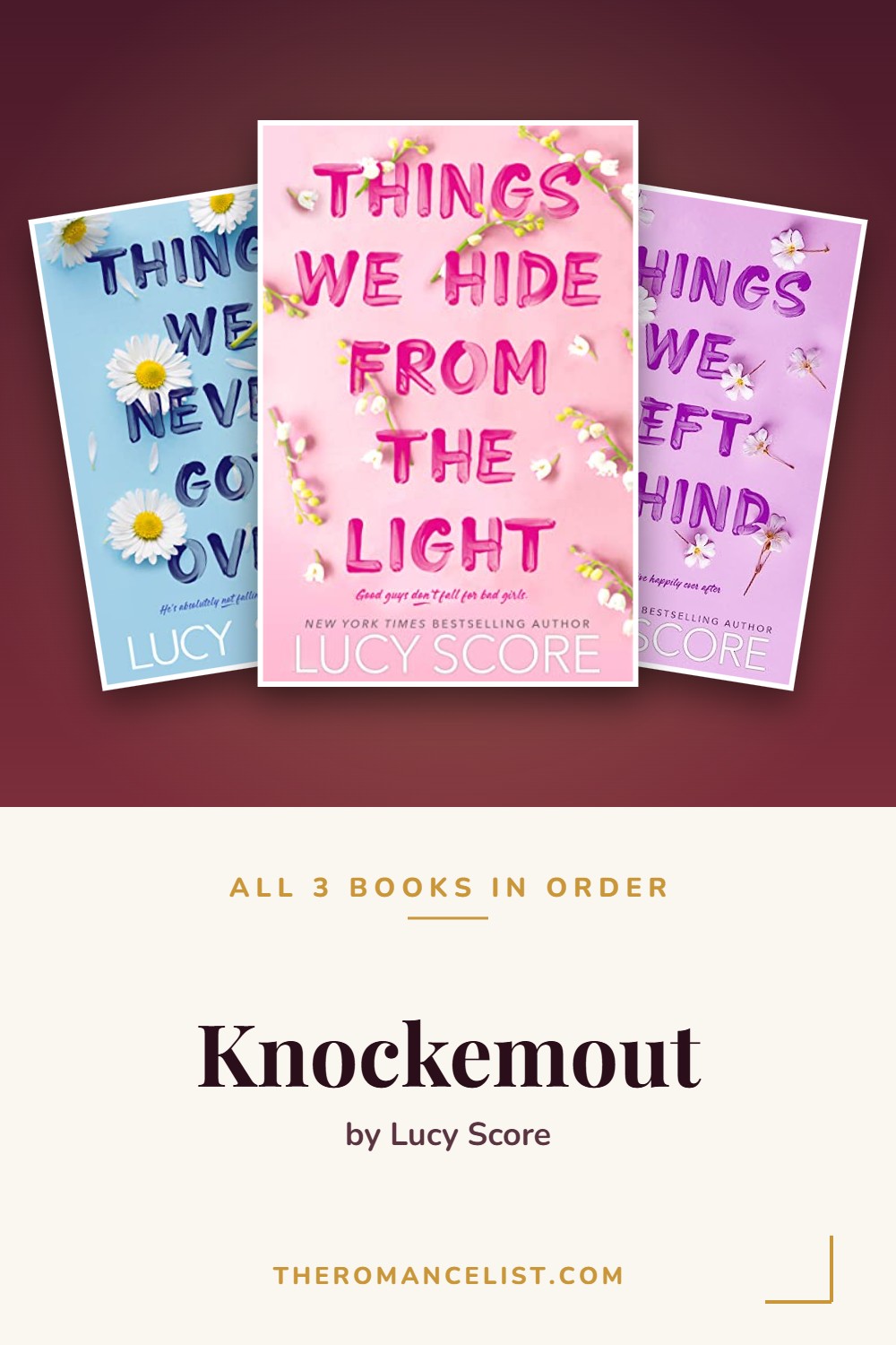 Knockemout by Lucy Score — books in order