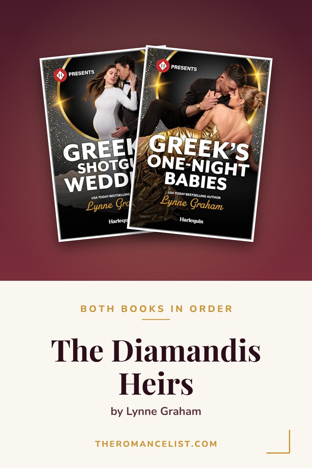 The Diamandis Heirs by Lynne Graham — books in order