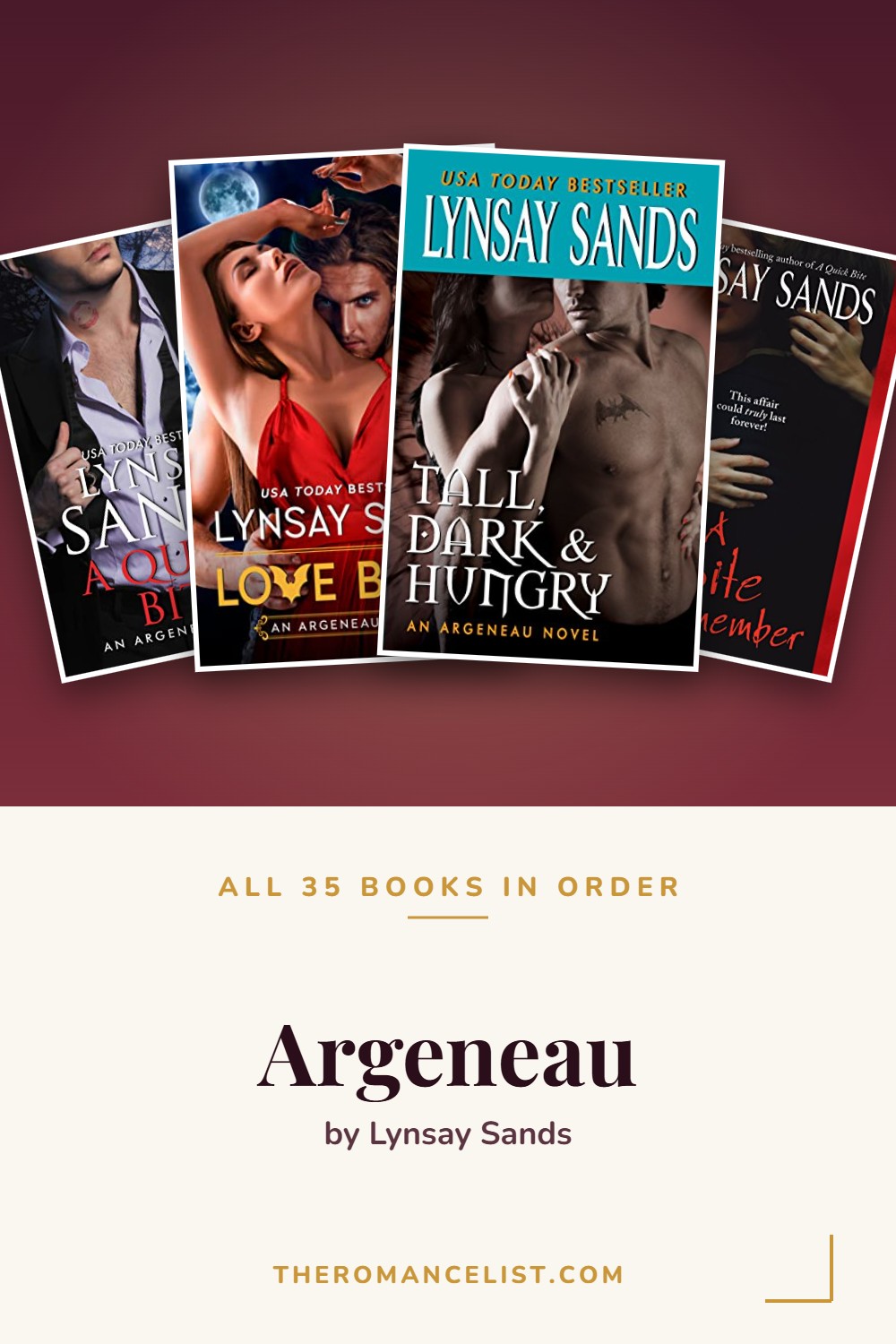 Argeneau by Lynsay Sands — books in order