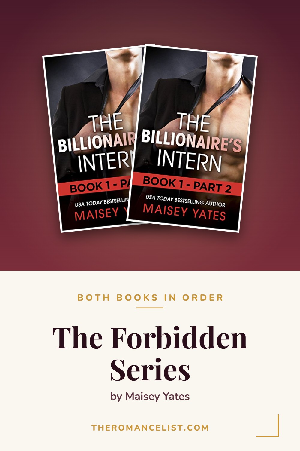 The Forbidden Series by Maisey Yates — books in order