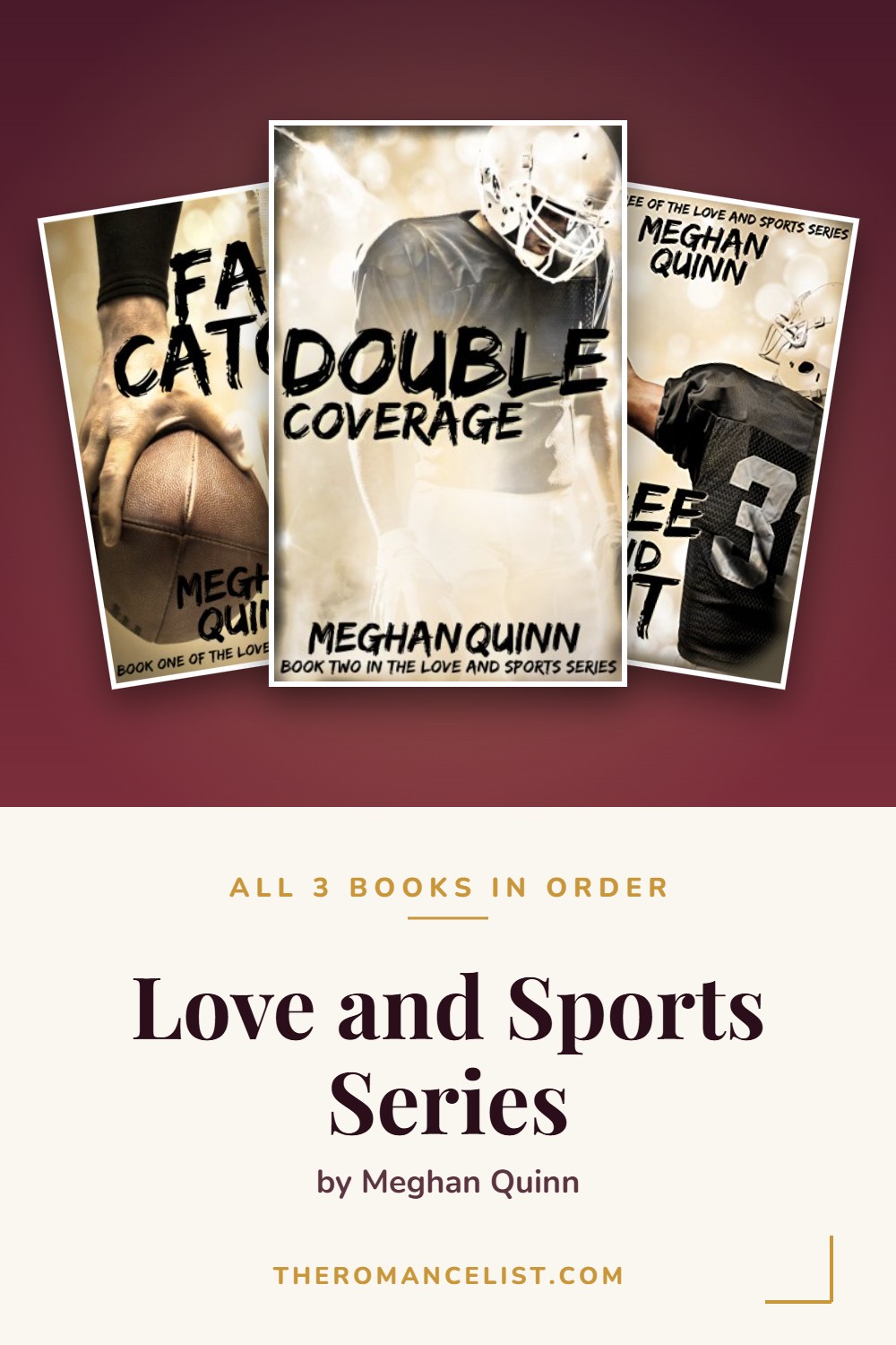 Love and Sports Series by Meghan Quinn — books in order