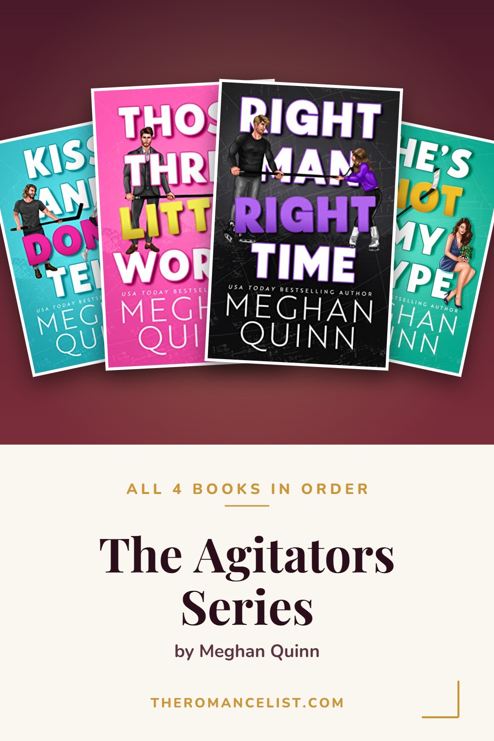 The Agitators Series by Meghan Quinn — books in order