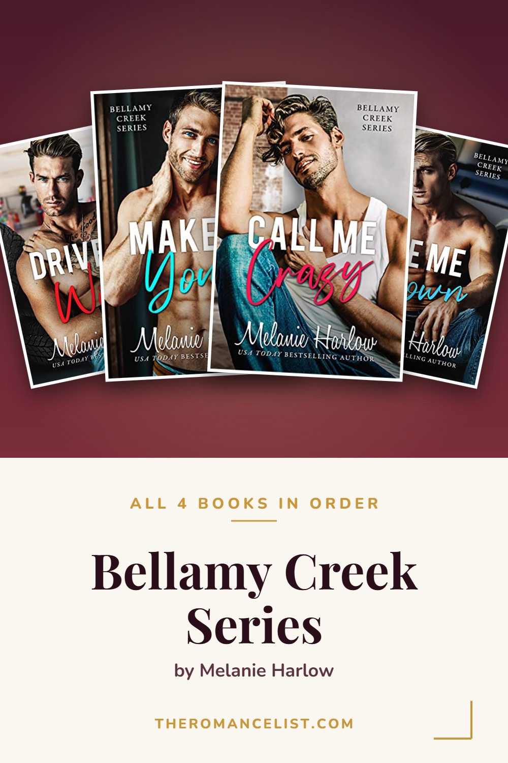 Bellamy Creek Series by Melanie Harlow — books in order