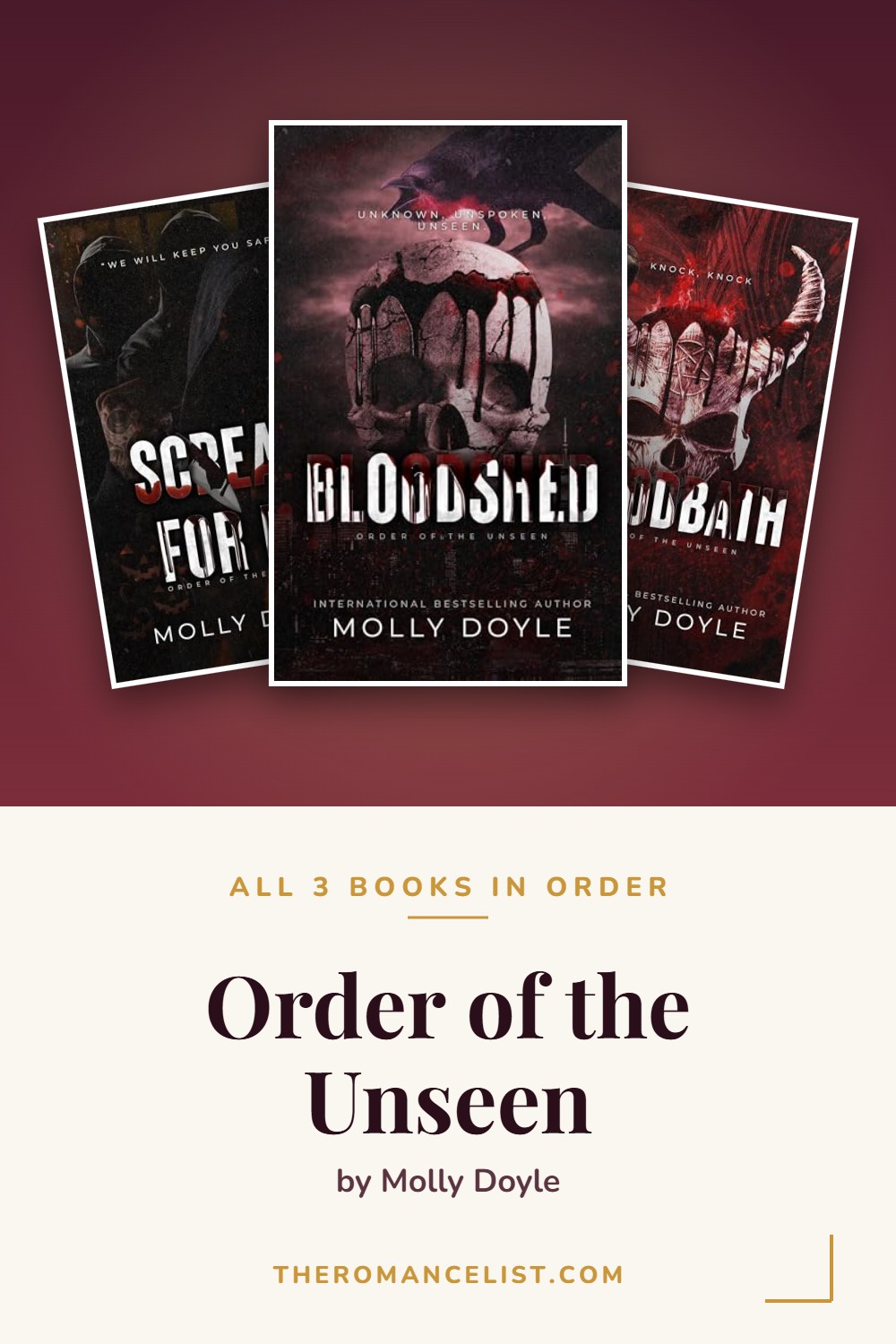 Order of the Unseen by Molly Doyle — books in order