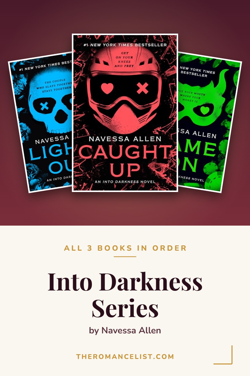 Into Darkness Series by Navessa Allen — books in order