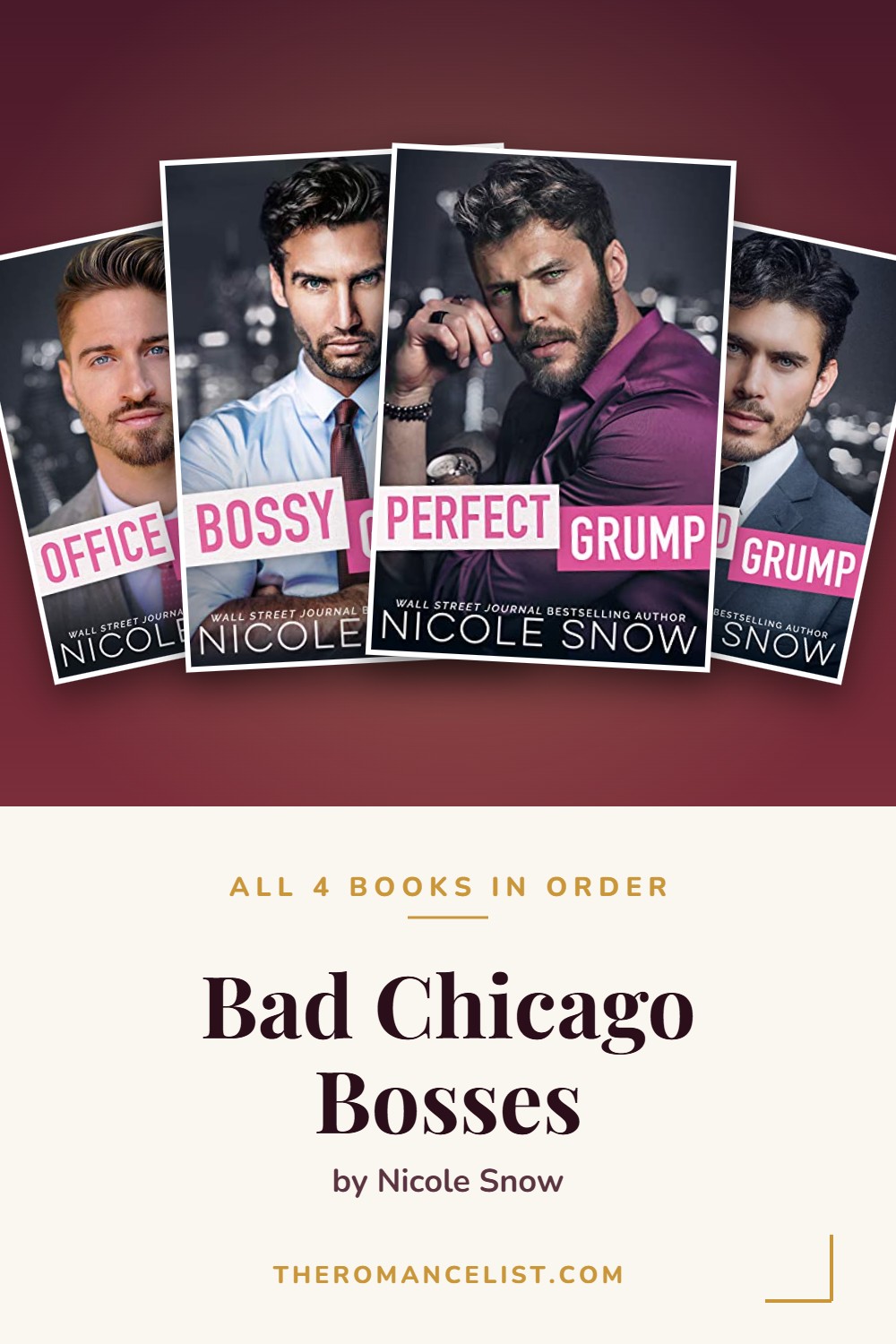 Bad Chicago Bosses by Nicole Snow — books in order