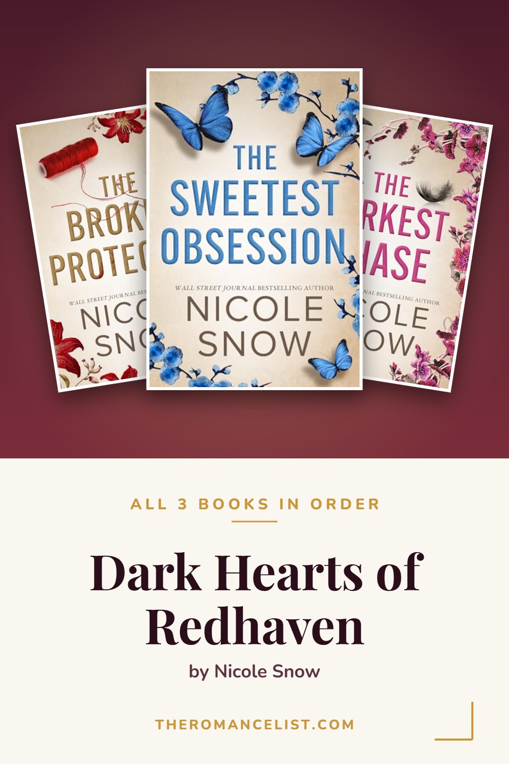 Dark Hearts of Redhaven by Nicole Snow — books in order