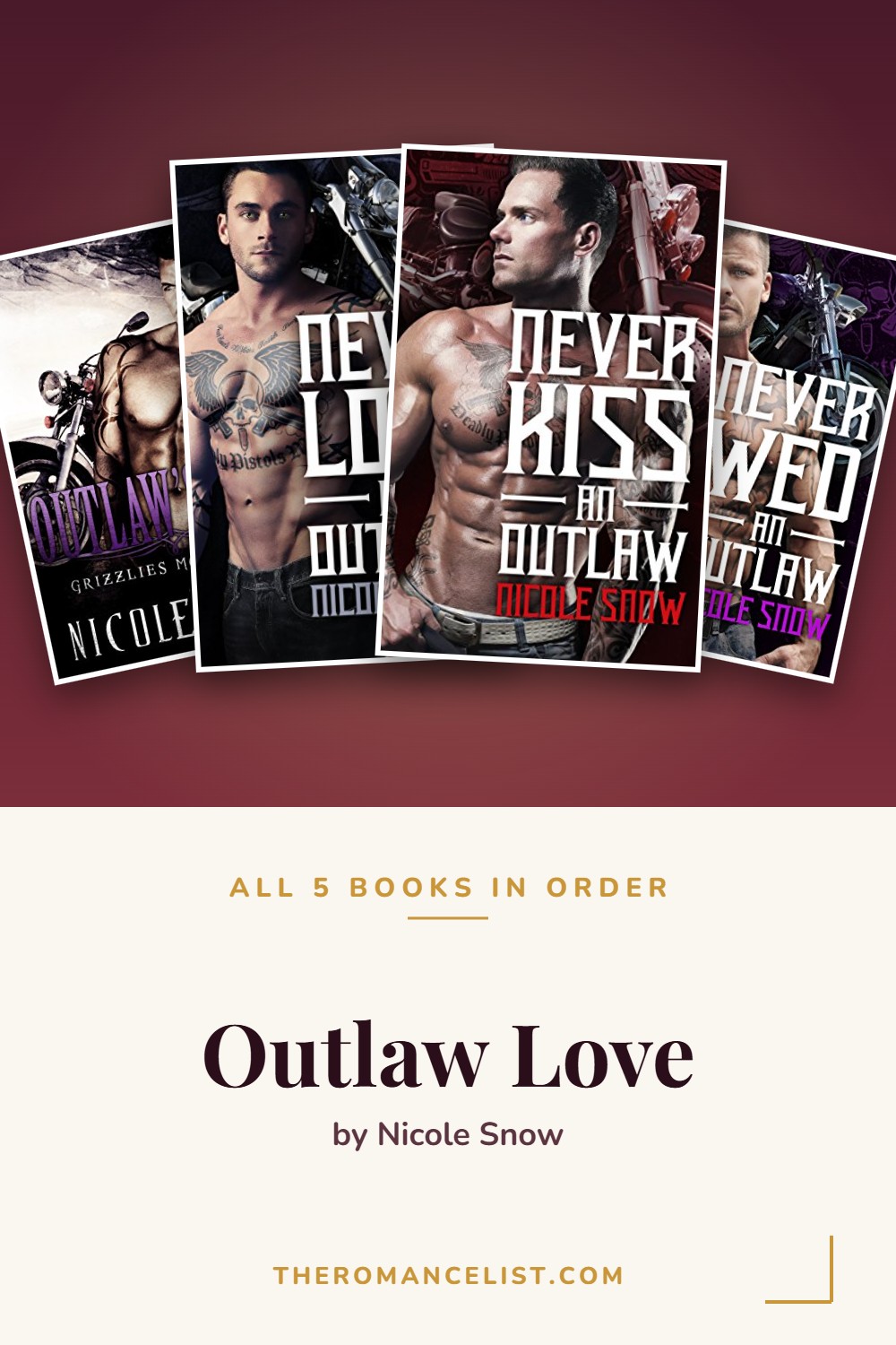 Outlaw Love by Nicole Snow — books in order