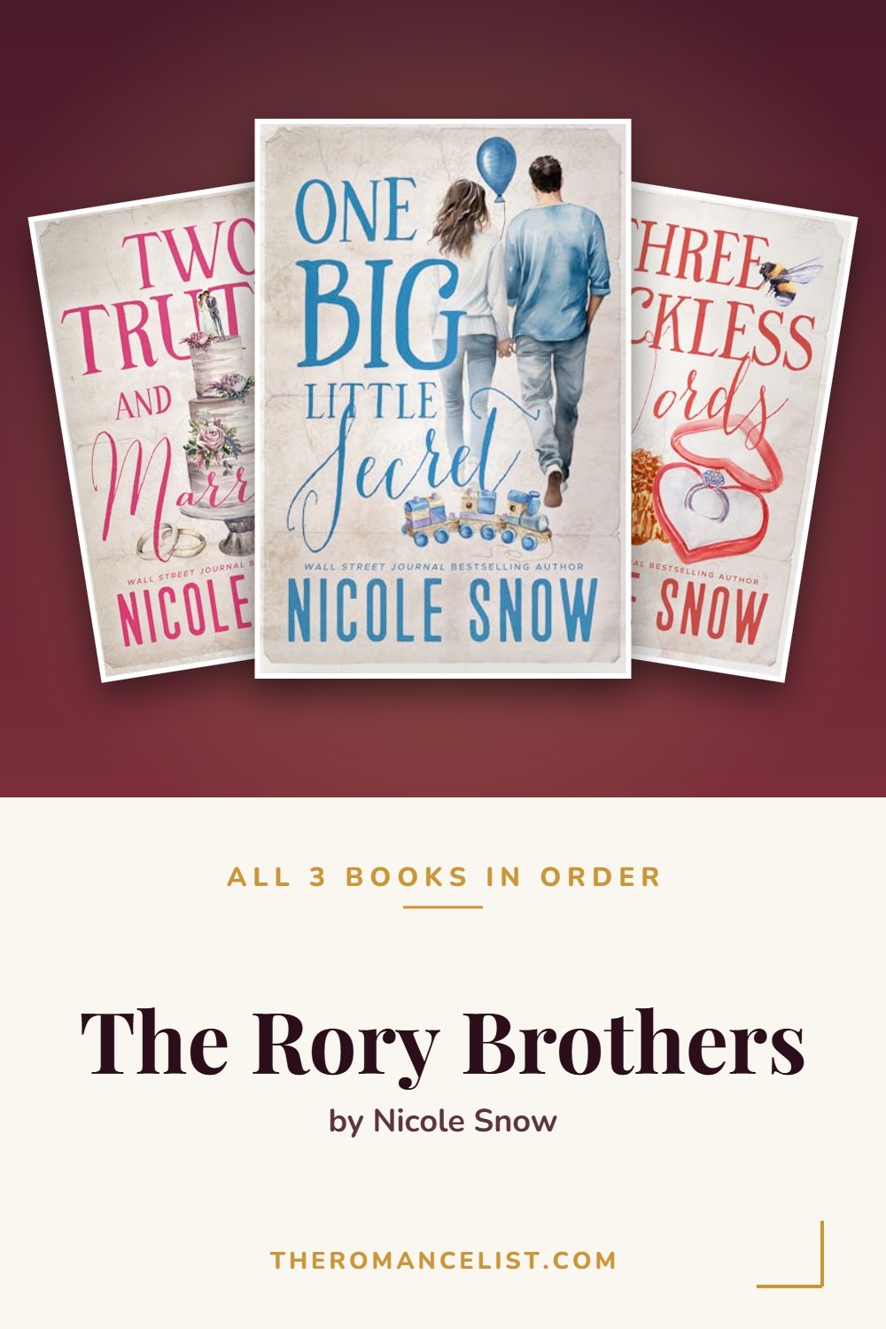 The Rory Brothers by Nicole Snow — books in order