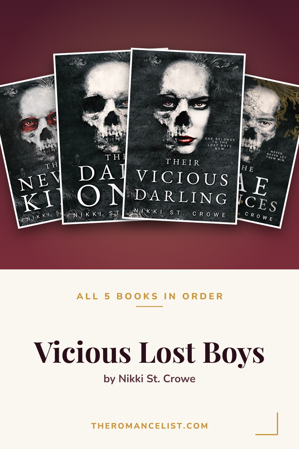 Vicious Lost Boys by Nikki St. Crowe — books in order