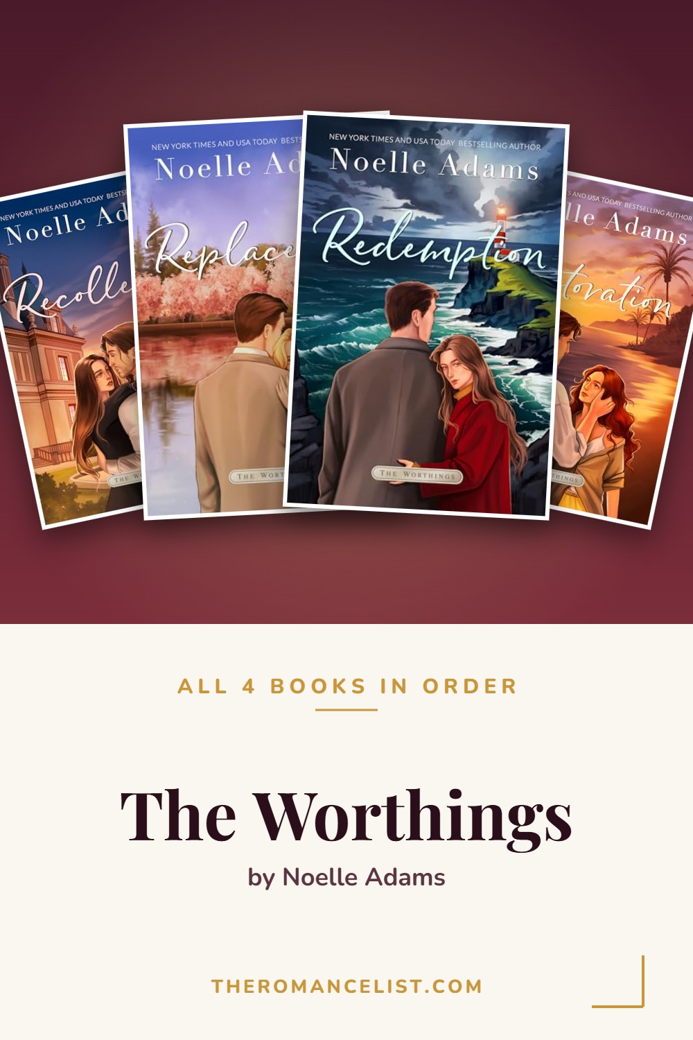 The Worthings by Noelle Adams — books in order