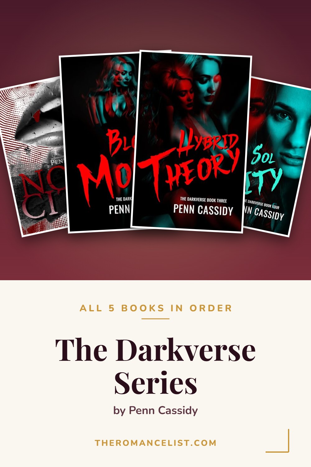 The Darkverse Series by Penn Cassidy — books in order