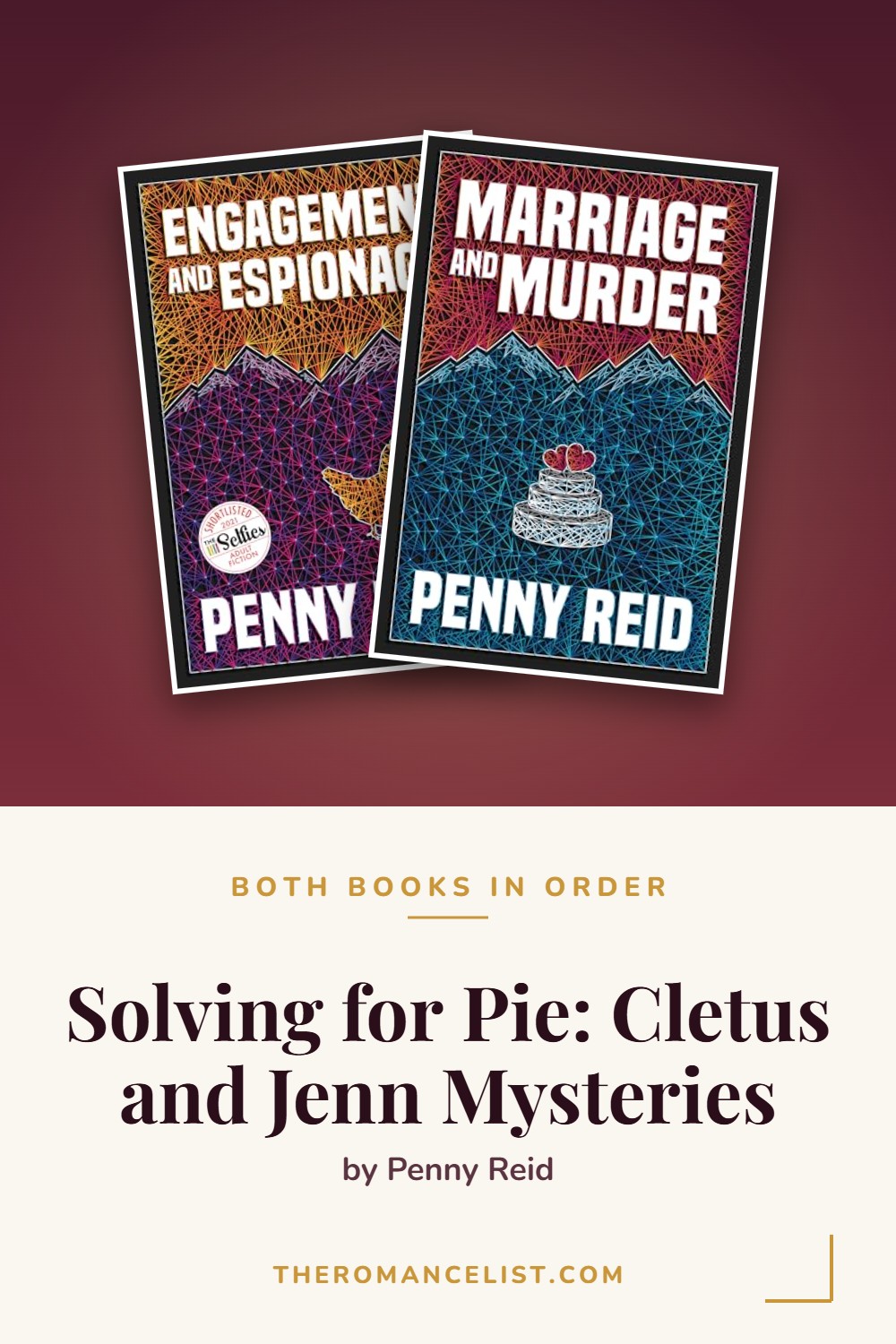 Solving for Pie: Cletus and Jenn Mysteries by Penny Reid — books in order
