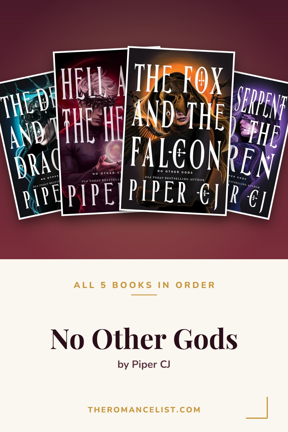 No Other Gods by Piper CJ — books in order