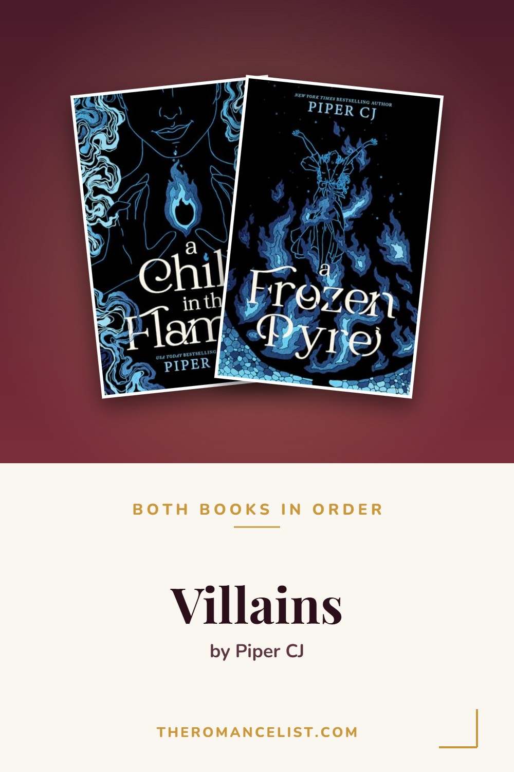 Villains by Piper CJ — books in order