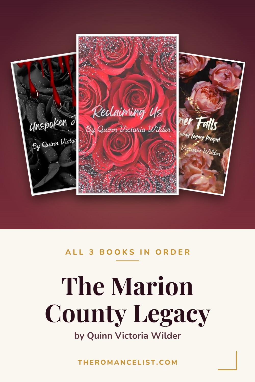 The Marion County Legacy by Quinn Victoria Wilder — books in order