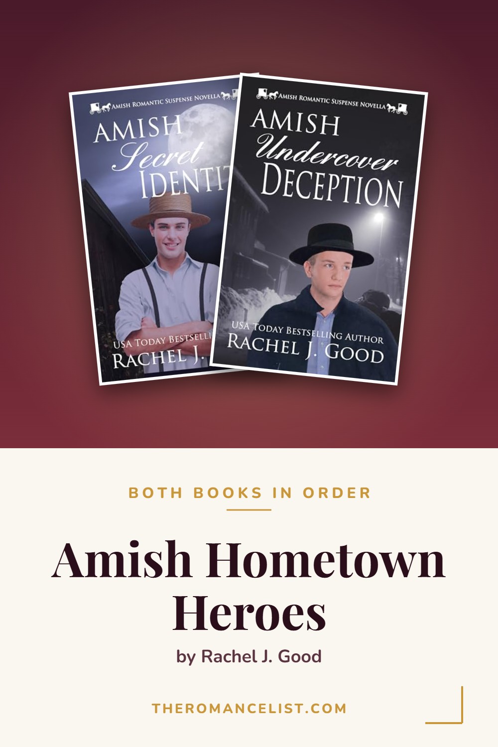Amish Hometown Heroes by Rachel J. Good — books in order