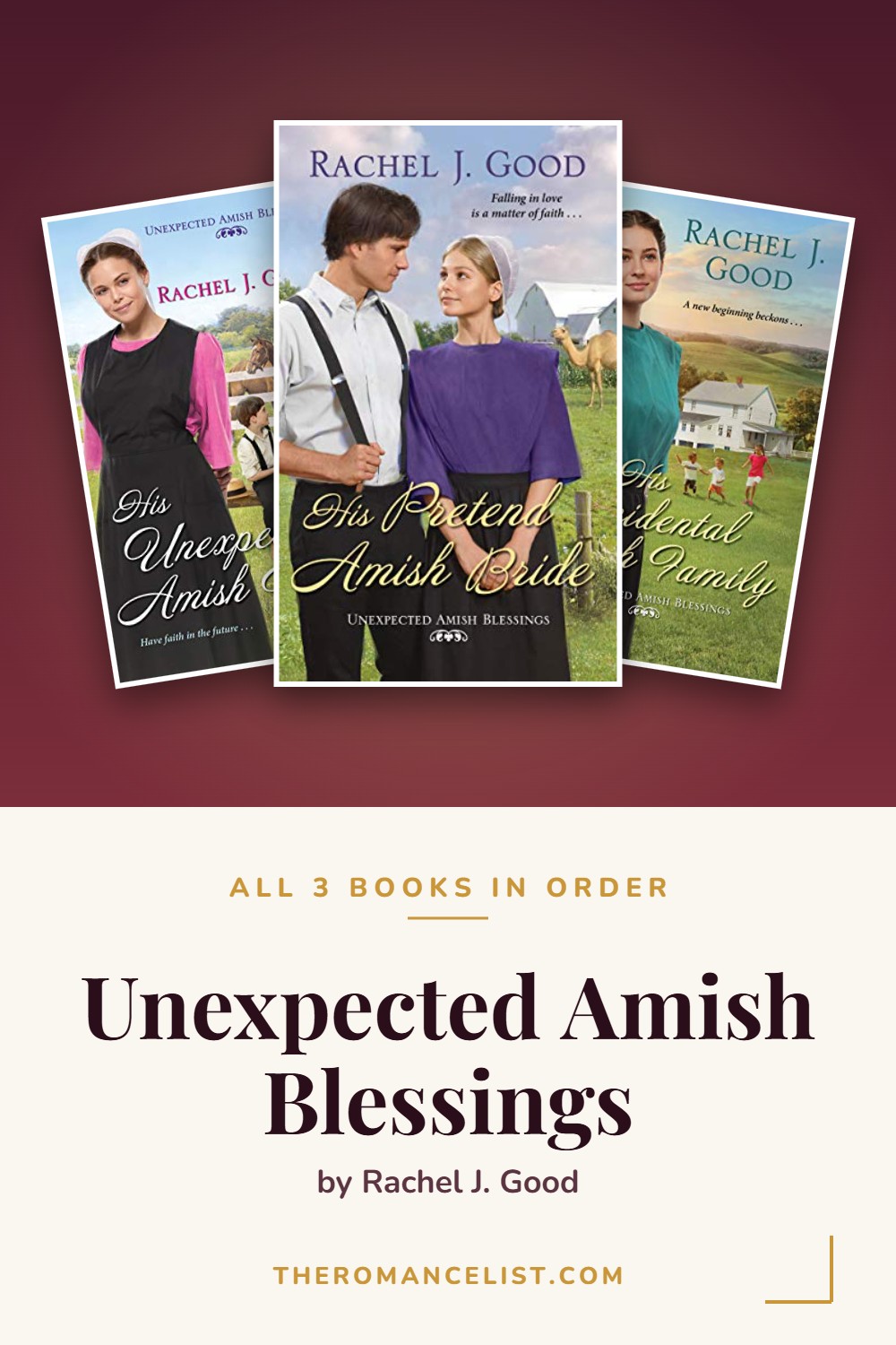 Unexpected Amish Blessings by Rachel J. Good — books in order