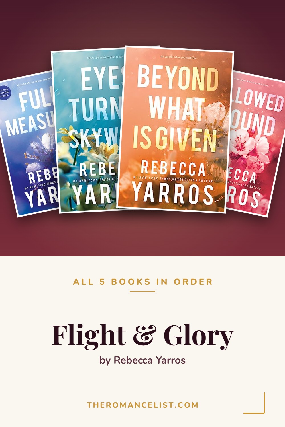 Flight & Glory by Rebecca Yarros — books in order