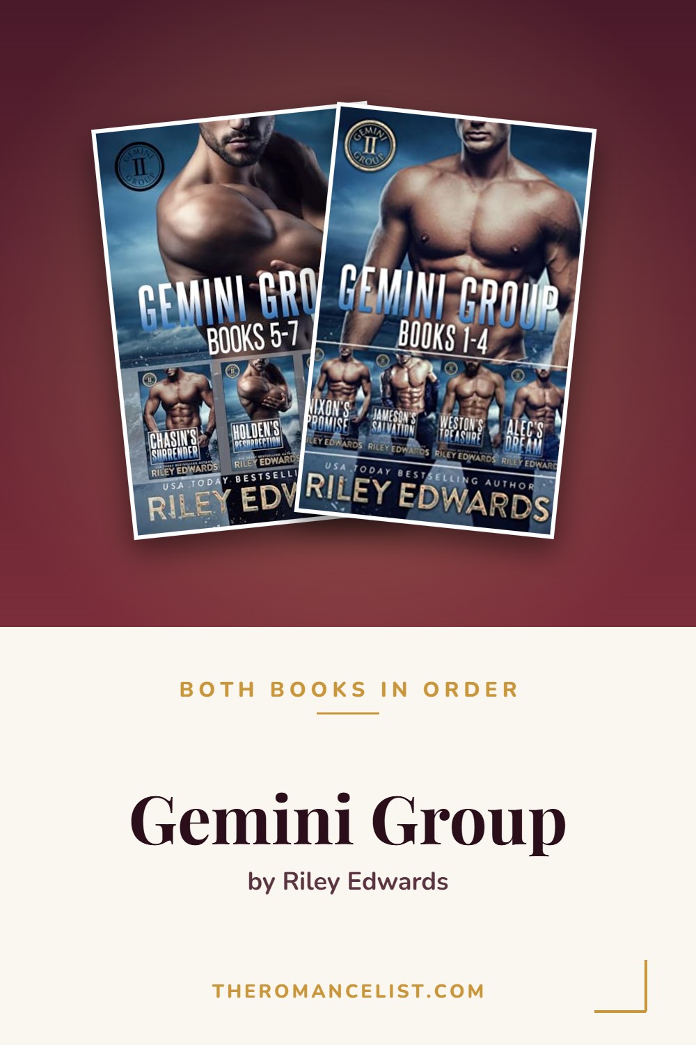 Gemini Group by Riley Edwards — books in order