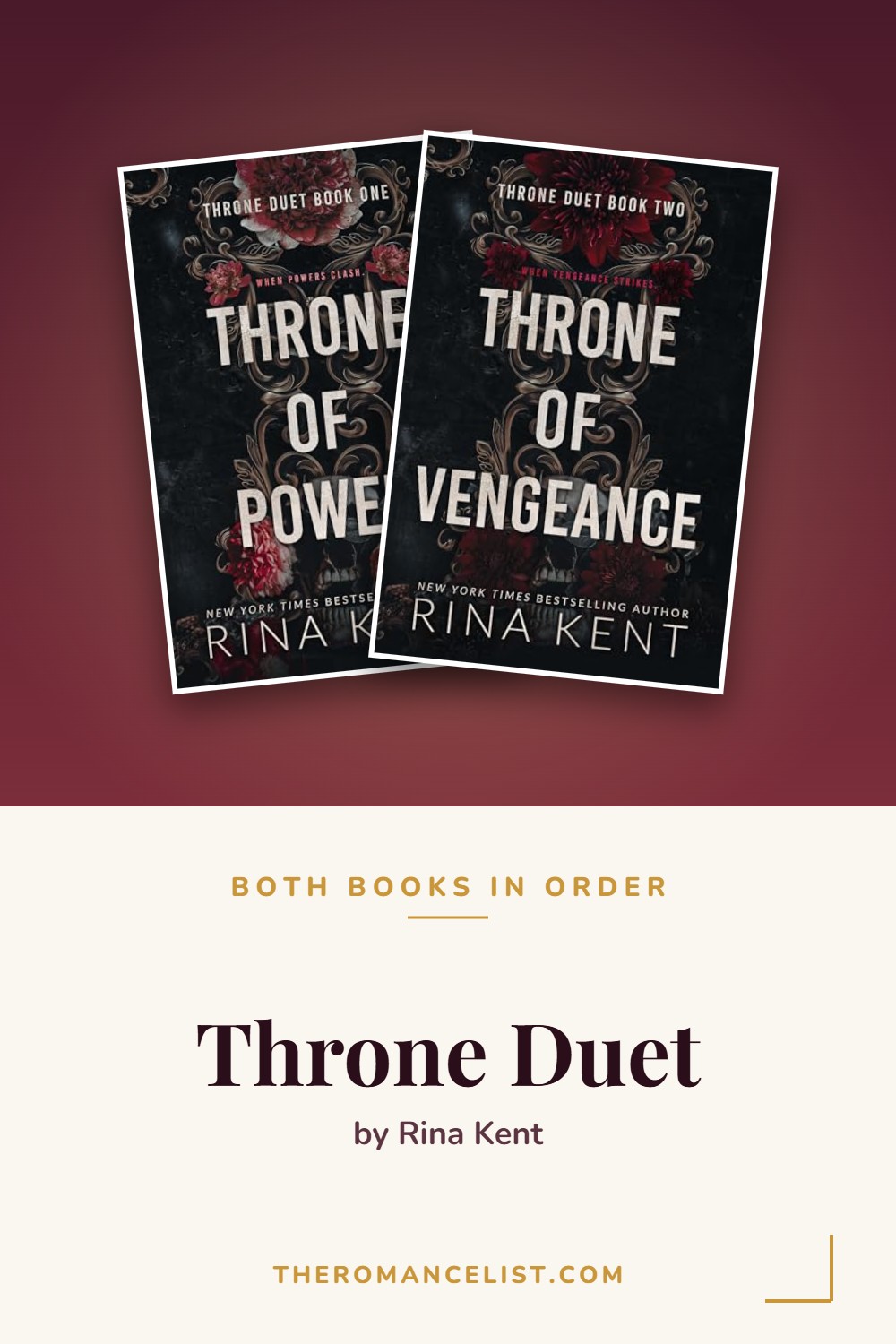 Throne Duet by Rina Kent — books in order