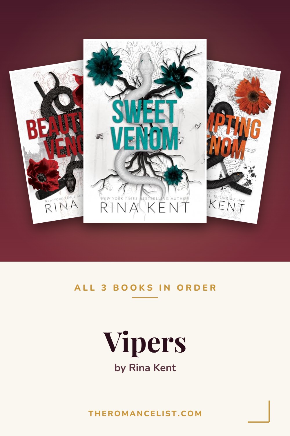 Vipers by Rina Kent — books in order