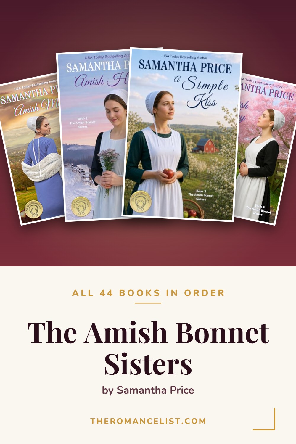 The Amish Bonnet Sisters by Samantha Price — books in order