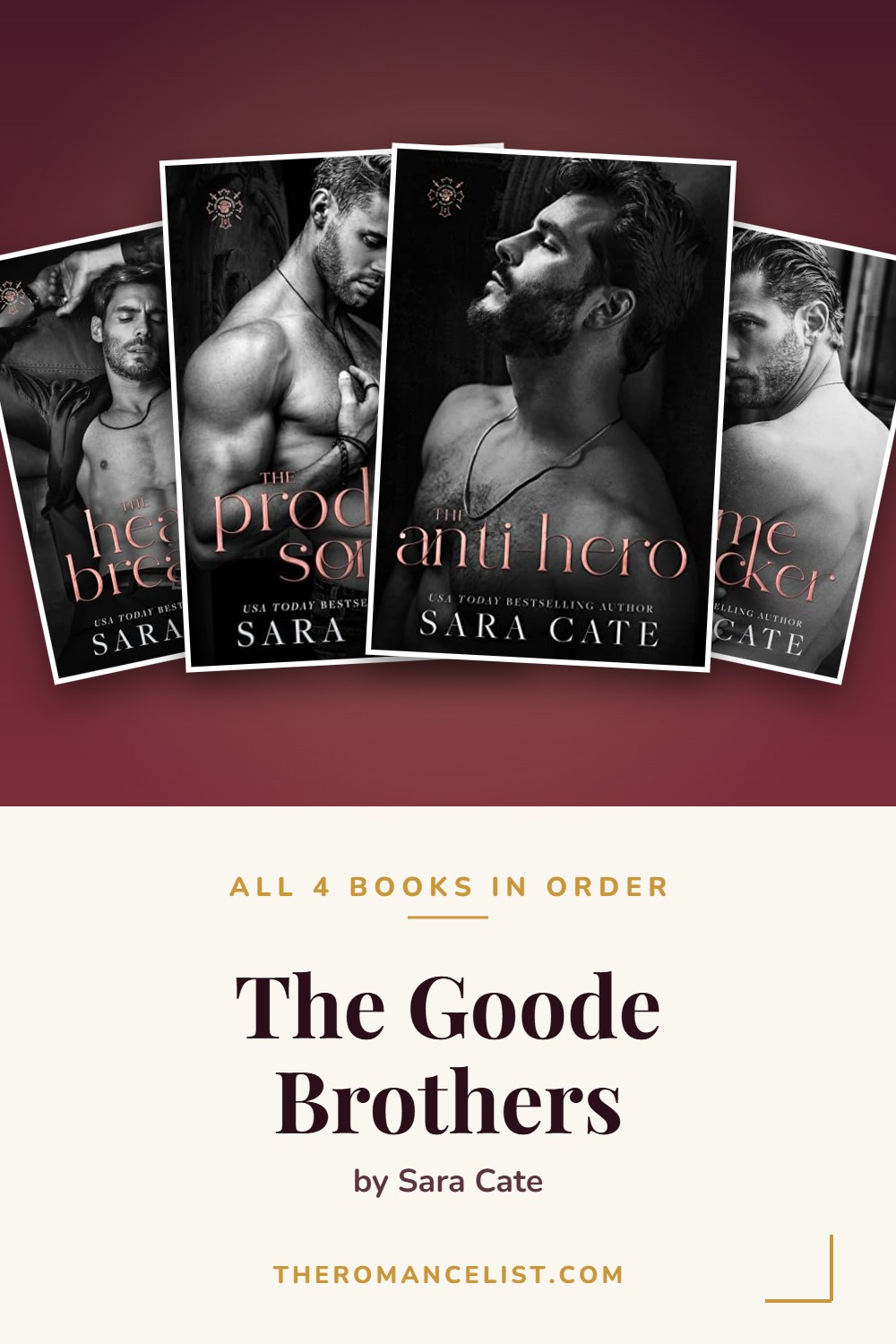 The Goode Brothers by Sara Cate — books in order