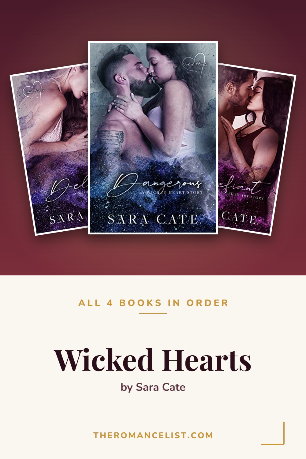 Wicked Hearts by Sara Cate — books in order